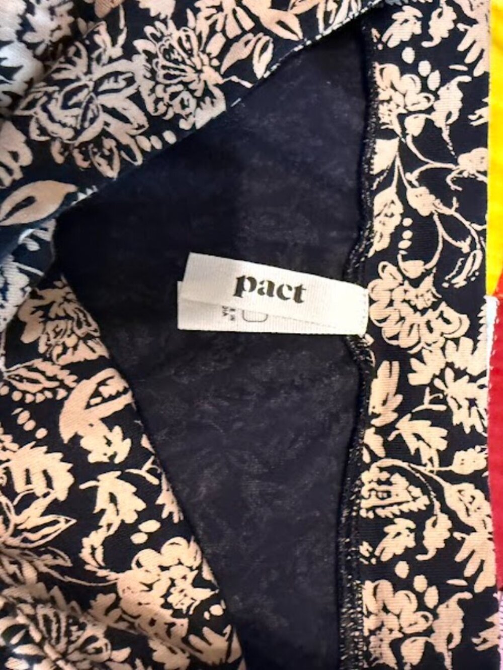 PACT Fit and Flare cowl neck dress. - Picture 6 of 6